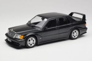 Mercedes 190E W201 2.5-16 EVO 2 Zwart Metallic Minichamps 1:18 155036100 Metaal