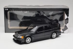 Mercedes 190E W201 2.5-16 EVO 2 Zwart Metallic Minichamps 1:18 155036100 Metaal — afbeelding 6 van 6