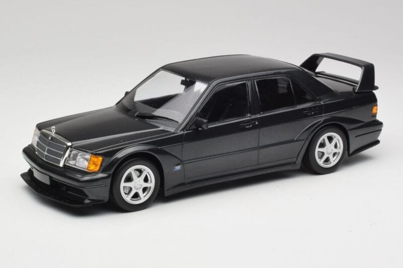 Mercedes 190E W201 2.5-16 EVO 2 Zwart Metallic Minichamps 1:18 155036100 Metaal