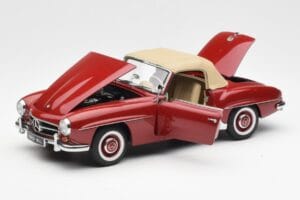 Mercedes 190SL W198 Rood AUTOart 1:18 76116 Metaal — afbeelding 2 van 8
