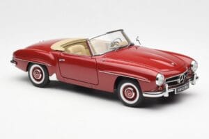 Mercedes 190SL W198 Rood AUTOart 1:18 76116 Metaal — afbeelding 6 van 8