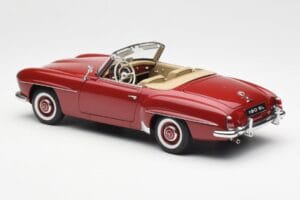 Mercedes 190SL W198 Rood AUTOart 1:18 76116 Metaal — afbeelding 7 van 8