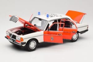 Mercedes 200 W123 Ambulance Wit Norev 1:18 183834 Metaal — afbeelding 2 van 8