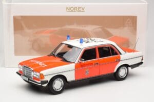 Mercedes 200 W123 Ambulance Wit Norev 1:18 183834 Metaal — afbeelding 8 van 8