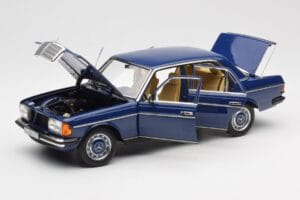 Mercedes 200 W123 Surf Blauw Norev 1:18 183710 Metaal — afbeelding 2 van 8