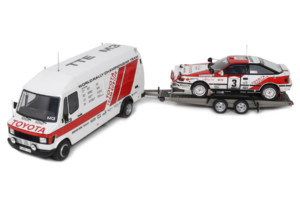 Mercedes 208D + Toyota Celica ST165 Gr.A RAC Safari 1990 Otto 1:18 OT480 Hars — afbeelding 4 van 4
