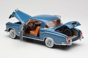 Mercedes 220 SE W128 Blauw Sun Star 1:18 3561 Metaal — afbeelding 5 van 8