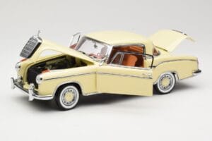 Mercedes 220 SE W128 Coupe Beige Sun Star 1:18 3562 Metaal — afbeelding 2 van 8