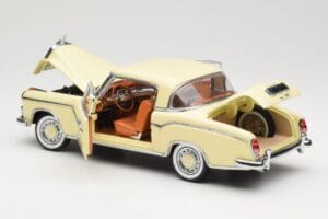 Mercedes 220 SE W128 Coupe Beige Sun Star 1:18 3562 Metaal — afbeelding 5 van 8