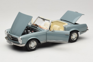 Mercedes 230 SL W113 Horizon Blue Norev 1:18 183992 Metaal — afbeelding 2 van 9