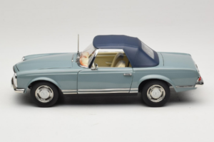 Mercedes 230 SL W113 Horizon Blue Norev 1:18 183992 Metaal — afbeelding 5 van 9