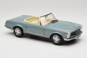 Mercedes 230 SL W113 Horizon Blue Norev 1:18 183992 Metaal — afbeelding 7 van 9
