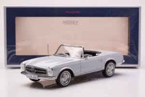 Mercedes 230 SL W113 Pagoda Grijs Norev 1:18 183990 Metaal — afbeelding 8 van 8