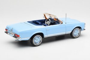 Mercedes 230 SL W113 Pagoda Horizon Blauw Dealer Editie Norev 1:18 B66040633 Metaal — afbeelding 4 van 10
