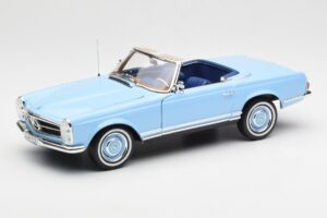 Mercedes 230 SL W113 Pagoda Horizon Blauw Dealer Editie Norev 1:18 B66040633 Metaal