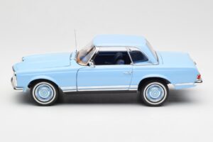 Mercedes 230 SL W113 Pagoda Horizon Blauw Dealer Editie Norev 1:18 B66040633 Metaal — afbeelding 5 van 10