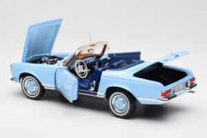 Mercedes 230 SL W113 Pagoda Horizon Blauw Dealer Editie Norev 1:18 B66040633 Metaal — afbeelding 7 van 10