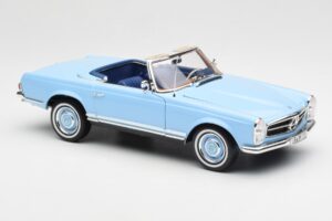 Mercedes 230 SL W113 Pagoda Horizon Blauw Dealer Editie Norev 1:18 B66040633 Metaal — afbeelding 8 van 10