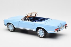 Mercedes 230 SL W113 Pagoda Horizon Blauw Dealer Editie Norev 1:18 B66040633 Metaal — afbeelding 9 van 10