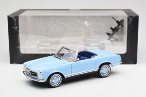 Mercedes 230 SL W113 Pagoda Horizon Blauw Dealer Editie Norev 1:18 B66040633 Metaal — afbeelding 10 van 10