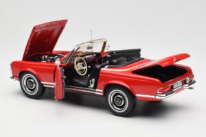 Mercedes 230 SL W113 Pagoda Rood Norev 1:18 B660640596 Metaal — afbeelding 5 van 8