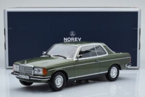 Mercedes 280 CE W123 Coupe Groen Norev 1:18 183704 Metaal — afbeelding 6 van 6