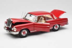 Mercedes 280 SE W108 Rood Norev 1:18 193527 Metaal — afbeelding 2 van 8
