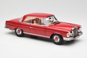 Mercedes 280 SE W108 Rood Norev 1:18 193527 Metaal — afbeelding 6 van 8