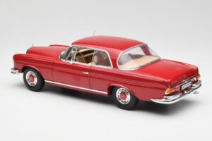 Mercedes 280 SE W108 Rood Norev 1:18 193527 Metaal — afbeelding 7 van 8