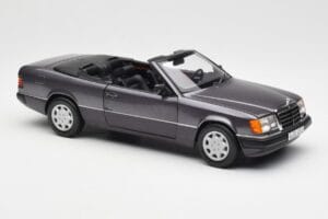Mercedes 300 CE-24 W124 Cabriolet Paars Metallic Norev 1:18 183567 Metaal — afbeelding 8 van 10