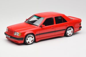 Mercedes 300E W124 6.0 AMG Signal Rood Otto 1:18 OT1104 Hars