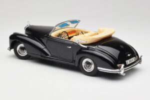 Mercedes 300 S W188 Cabriolet Zwart Tchibo 1:18 36782 Metaal — afbeelding 7 van 8