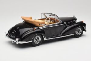 Mercedes 300 SC W188 Cabriolet Zwart KK-Scale 1:18 KKDC180941 Metaal — afbeelding 2 van 6