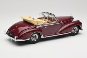 Mercedes 300 SC W188 Cabriolet Donkerrood KK-Scale 1:18 KKDC180942 Metaal — afbeelding 2 van 6