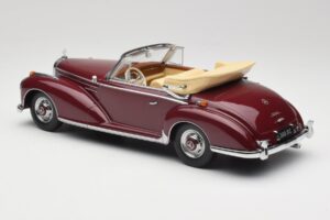 Mercedes 300 SC W188 Cabriolet Donkerrood KK-Scale 1:18 KKDC180942 Metaal — afbeelding 5 van 6