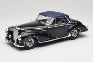 Mercedes 300 SC W188 Cabriolet Softtop Donkerblauw KK-Scale 1:18 KKDC180944 Metaal
