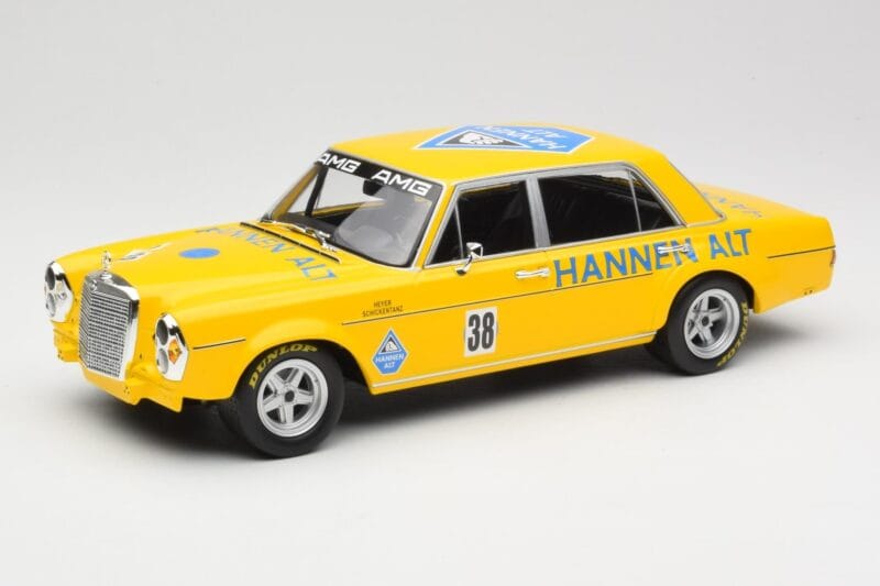 Mercedes 300 SEL 6.8 W109 #38 H. Heyer Season Finale Hockenheim 1971 Minichamps 1:18 155713438 Metaal
