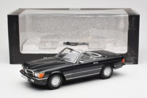 Mercedes 300 SL R107 Zwart Pearl Dealer Editie Norev 1:18 B66040678 Metaal — afbeelding 10 van 10