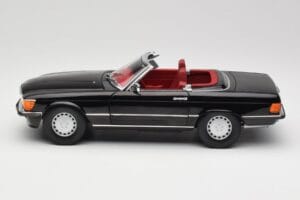 Mercedes 300 SL R107 Zwart Norev 1:18 183511 Metaal — afbeelding 4 van 8