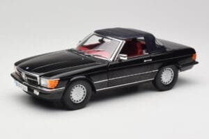 Mercedes 300 SL R107 Zwart Norev 1:18 183511 Metaal