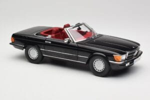 Mercedes 300 SL R107 Zwart Norev 1:18 183511 Metaal — afbeelding 6 van 8