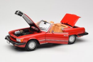 Mercedes 300 SL R107 Rood Norev 1:18 B66040623 Metaal — afbeelding 2 van 8
