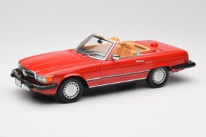 Mercedes 300 SL R107 Rood Norev 1:18 B66040623 Metaal