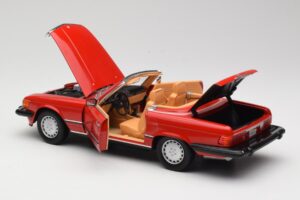 Mercedes 300 SL R107 Rood Norev 1:18 B66040623 Metaal — afbeelding 5 van 8
