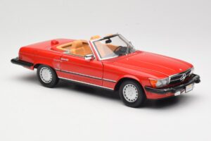 Mercedes 300 SL R107 Rood Norev 1:18 B66040623 Metaal — afbeelding 6 van 8