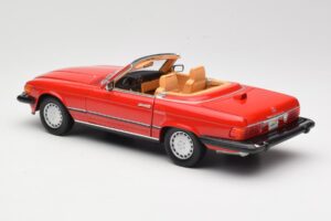 Mercedes 300 SL R107 Rood Norev 1:18 B66040623 Metaal — afbeelding 7 van 8