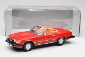 Mercedes 300 SL R107 Rood Norev 1:18 B66040623 Metaal — afbeelding 8 van 8