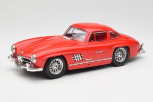 Mercedes 300 SL Rood Bburago 1:18 3015 Metaal
