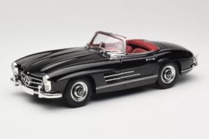 Mercedes 300 SL W198 Roadster Zwart Minichamps 1:18 180039036 Metaal
