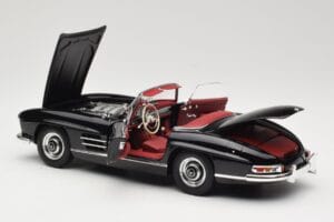 Mercedes 300 SL W198 Roadster Zwart Minichamps 1:18 180039036 Metaal — afbeelding 5 van 8